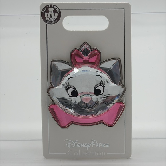 Disney Trading Pin Aristocrats Marie Cat - Crystal Head Pin - Disney Pin 115715 - Picture 1 of 7